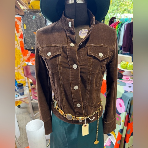 Vintage GAP Corduroy Jacket - Chocolate Brown - XS - Picture 3 of 4